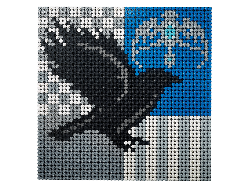 LEGO Art Harry Potter Hogwarts Crests Wall Art Set 31201