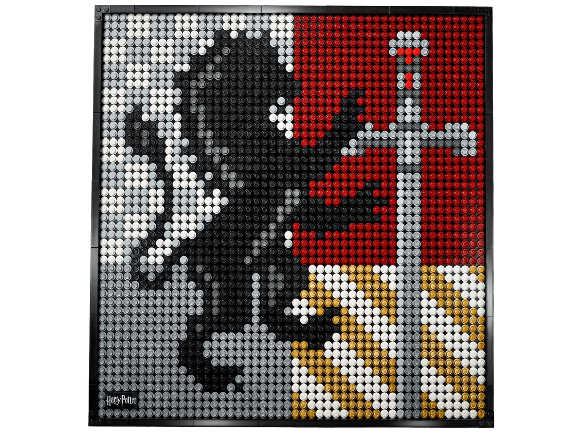 LEGO Art Harry Potter Hogwarts Crests Wall Art Set 31201-Bricking Lebanon