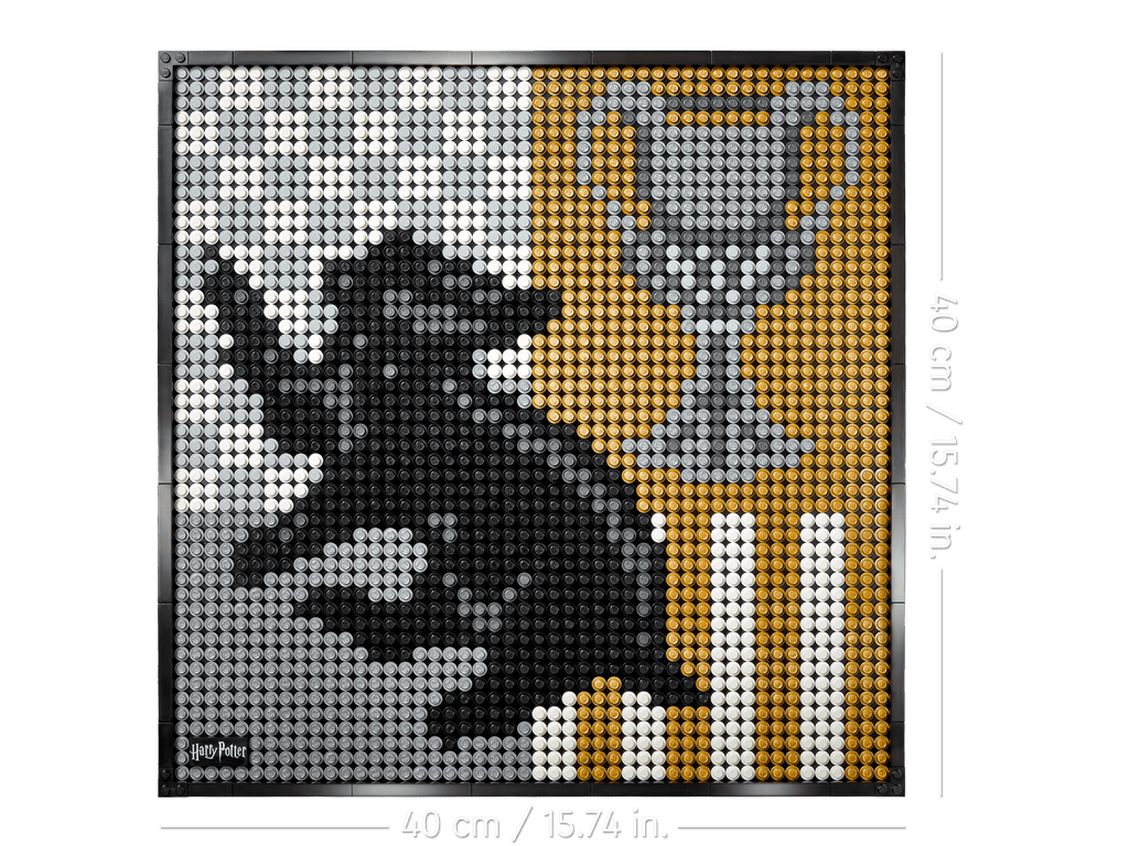 LEGO Art Harry Potter Hogwarts Crests Wall Art Set 31201-Bricking Lebanon