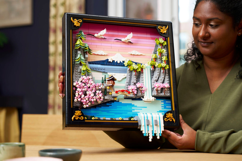 LEGO Art Japanese Cherry Blossom Landscape 31218 Building Set for Adults-Lego / Art-Bricking Lebanon