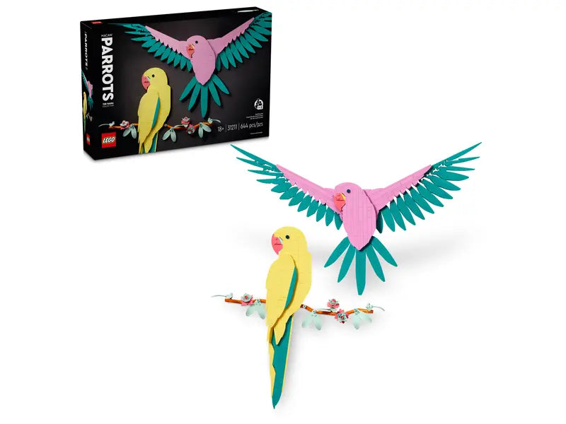 LEGO Art Macau Parrots The Fauna Collection 31211-Bricking Lebanon