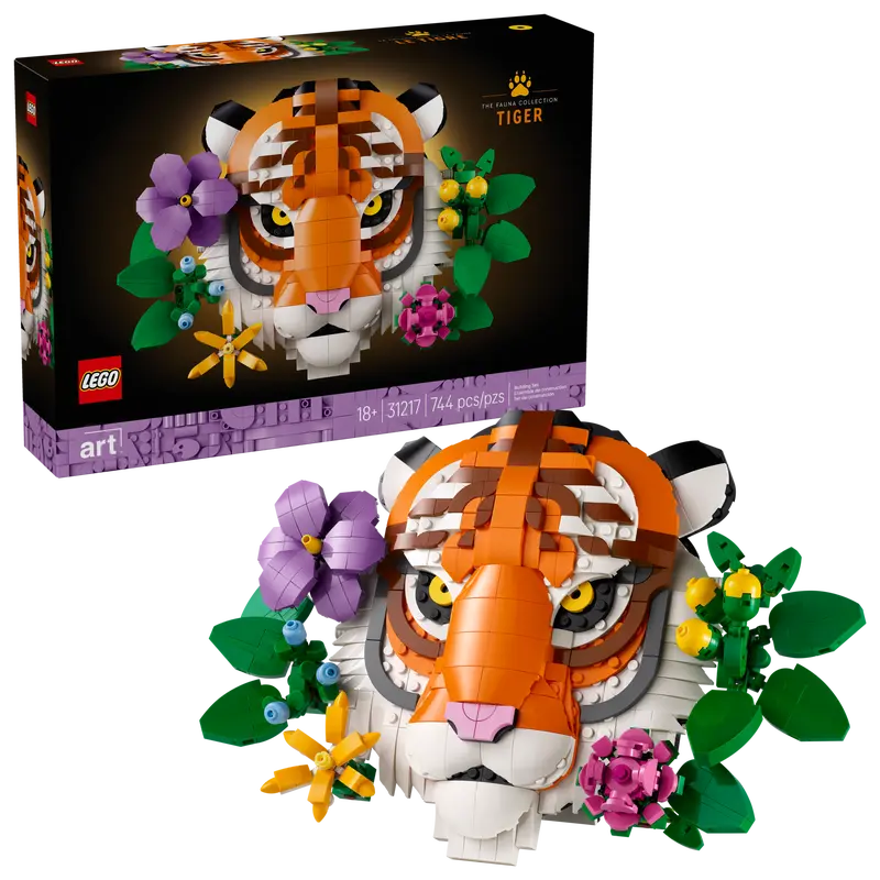 LEGO Art The Fauna Collection Tiger 31217-Bricking Lebanon