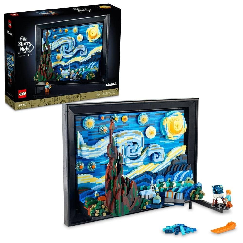 LEGO Art The Starry Night Van Gogh 21333-Bricking Lebanon