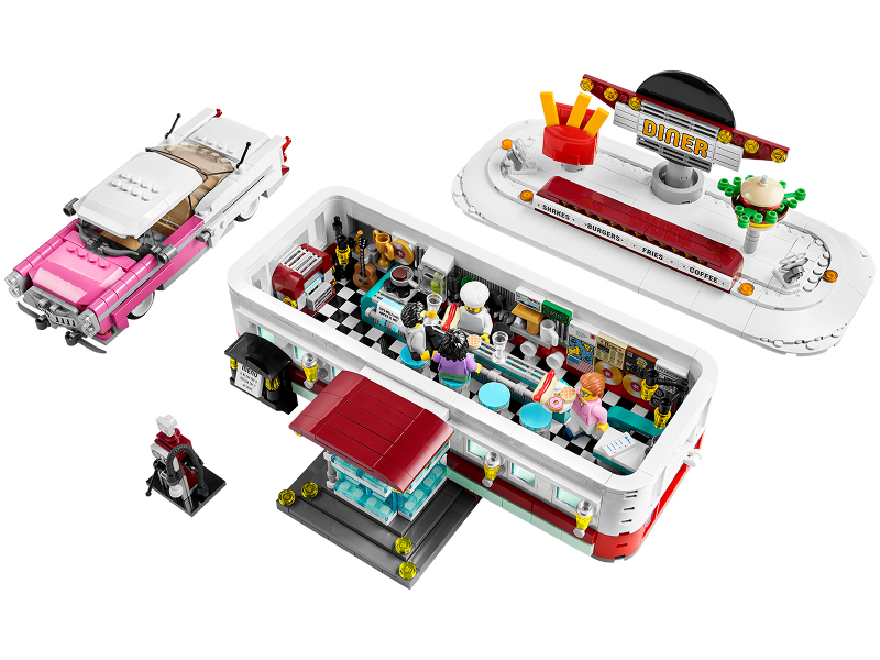 LEGO BDP 1950's Diner 910011-Bricking Lebanon