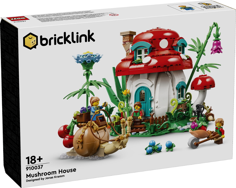 LEGO BDP Mushroom House 910037-Bricking Lebanon