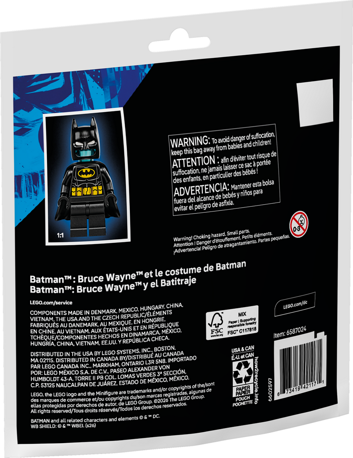 LEGO Batman: Bruce Wayne and the Batsuit Paper Bag 30726-Bricking Lebanon
