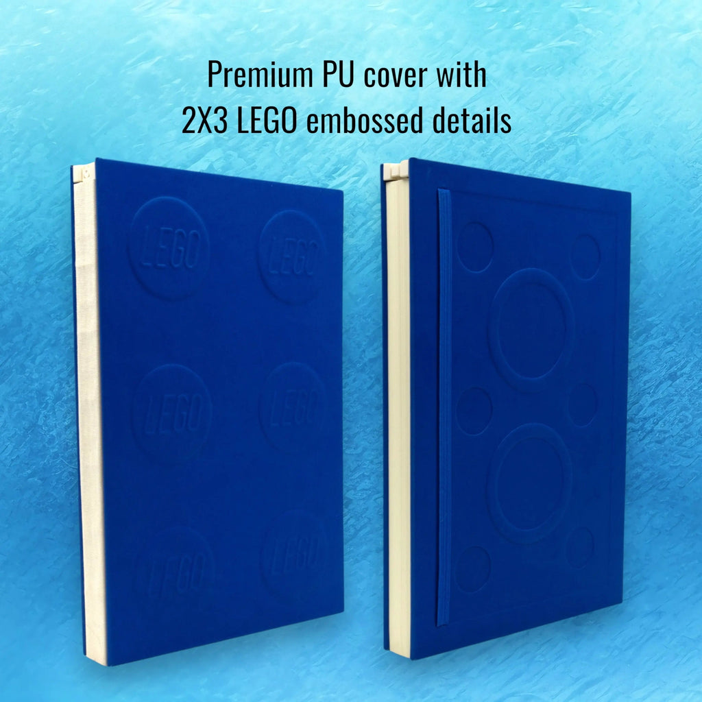 LEGO Blue Locking Notebook with Gel Pen and Dotted Pages 53699-Bricking Lebanon