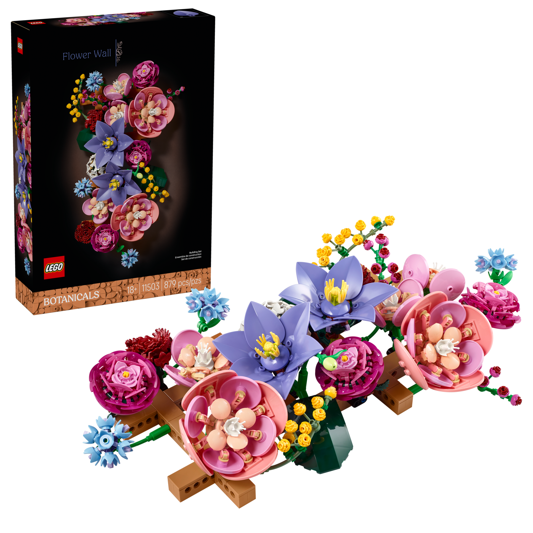 LEGO Botanical Collection Flower Wall Building Set-Lego / Botanicals-Bricking Lebanon