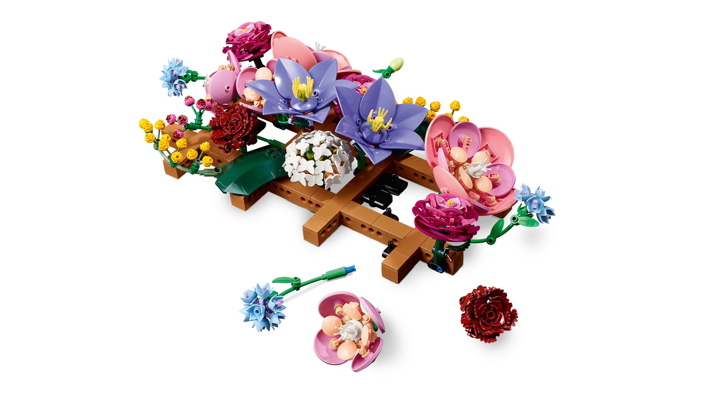 LEGO Botanical Collection Flower Wall Building Set-Lego / Botanicals-Bricking Lebanon