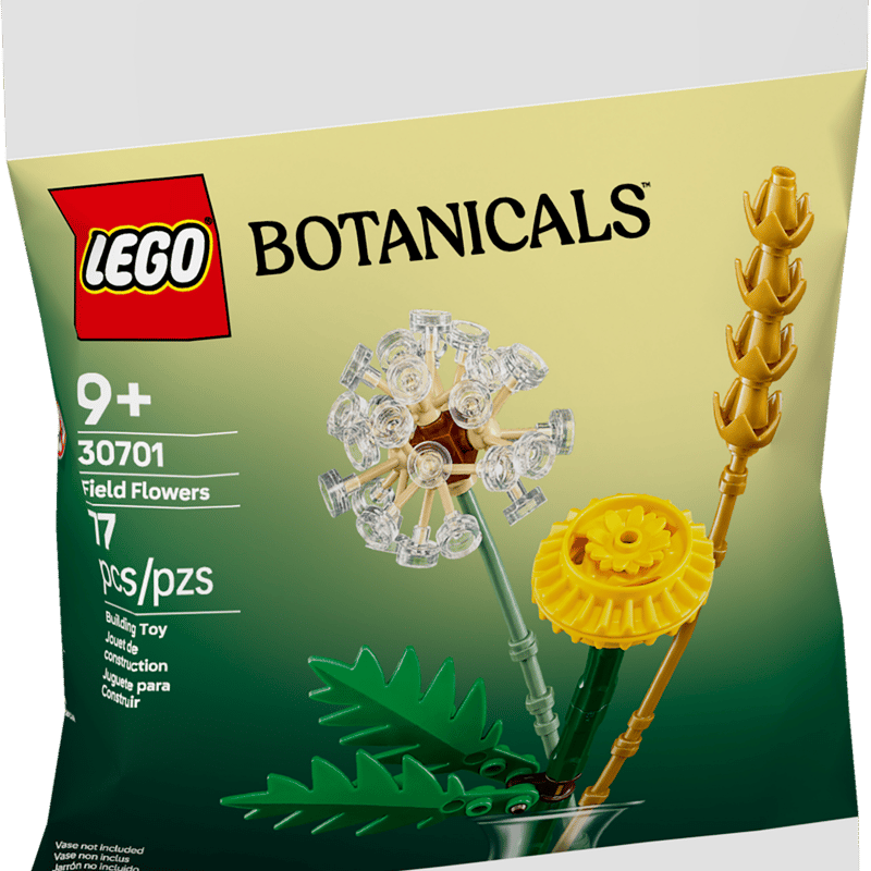 LEGO Botanical Field Flowers Paper Bag
