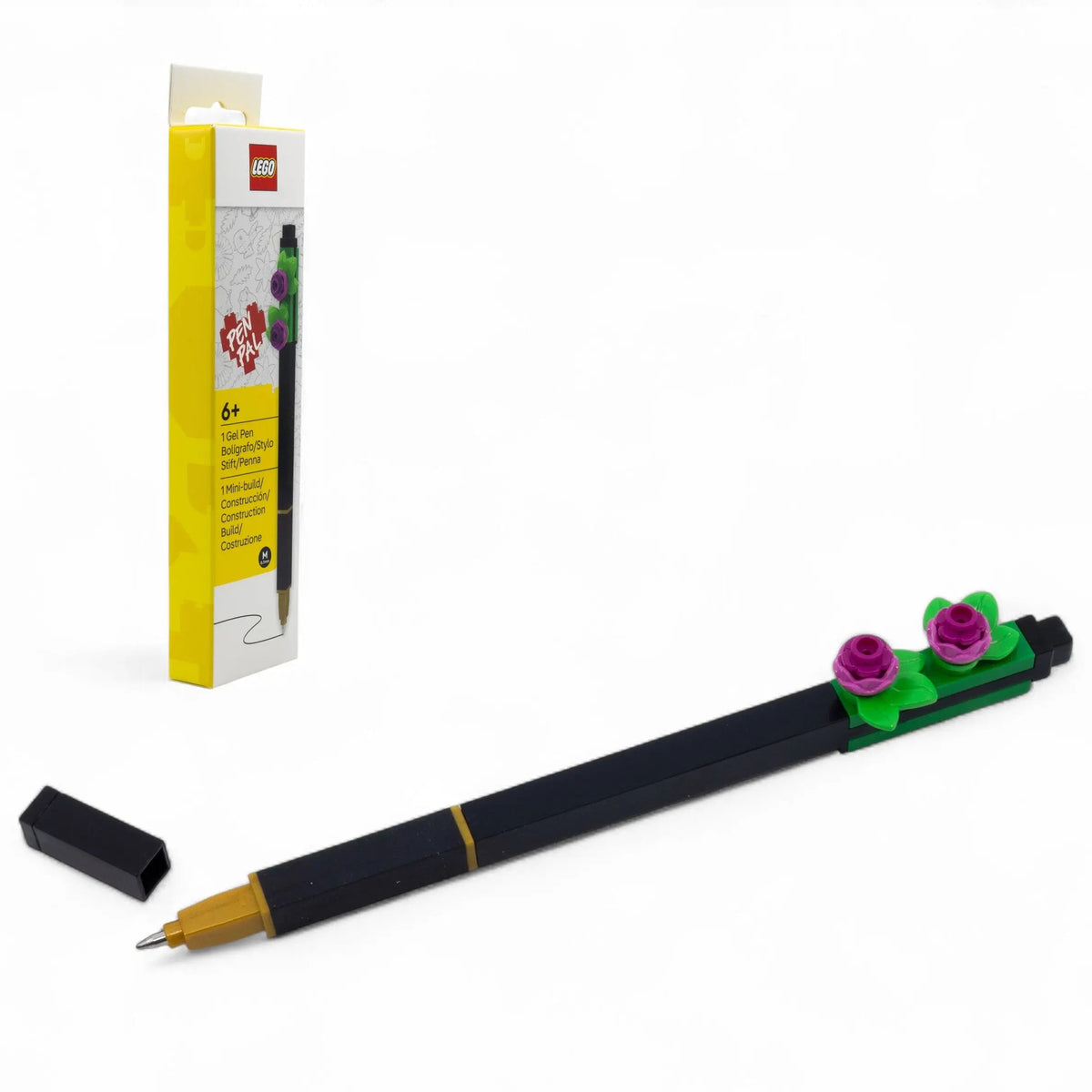 LEGO Botanical Gel Pen Purple Flower Stationery Set 53668-Bricking Lebanon