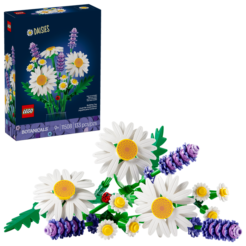 LEGO Botanicals Daisies 11508 Building Set Flower Decor for Kids-Lego / Botanicals-Bricking Lebanon