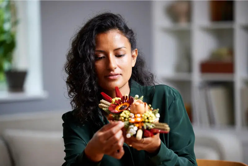 LEGO Botanicals Dried Flower Centrepiece-Bricking Lebanon