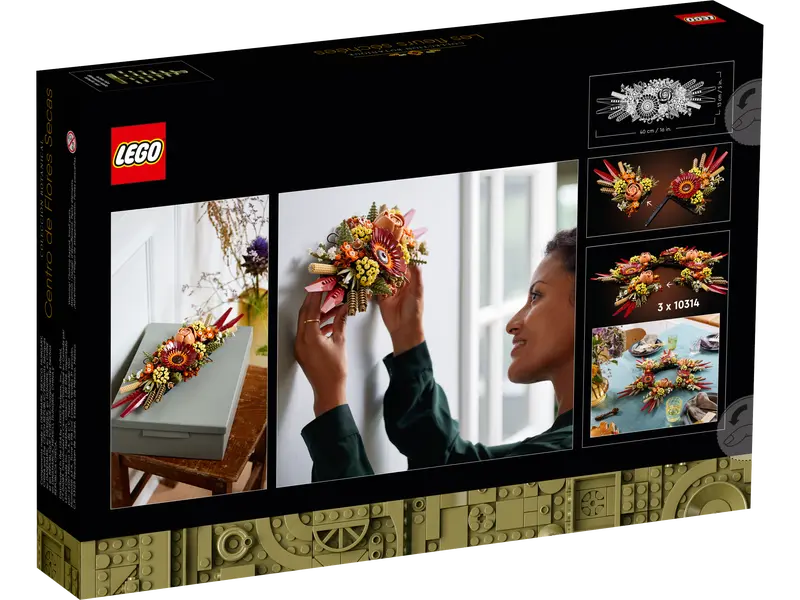 LEGO Botanicals Dried Flower Centrepiece-Bricking Lebanon