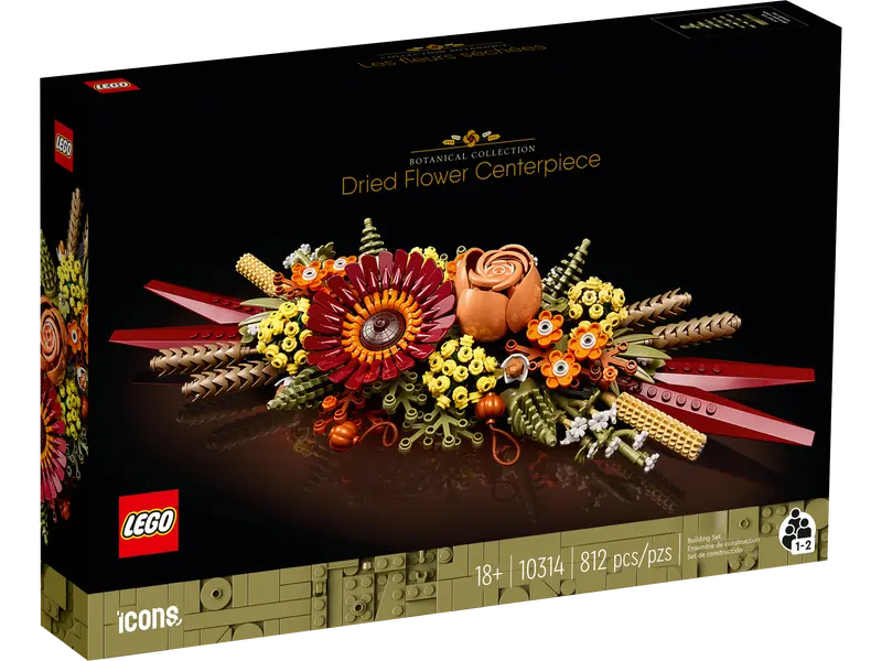 LEGO Botanicals Dried Flower Centrepiece-Bricking Lebanon