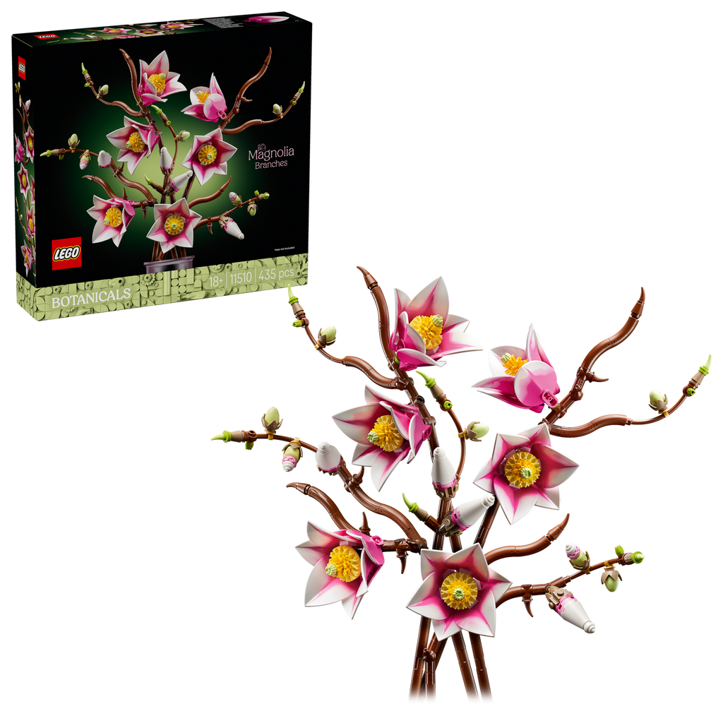 LEGO Botanicals Magnolia Branches 11510 Floral Adult Building Kit-11510-Bricking Lebanon