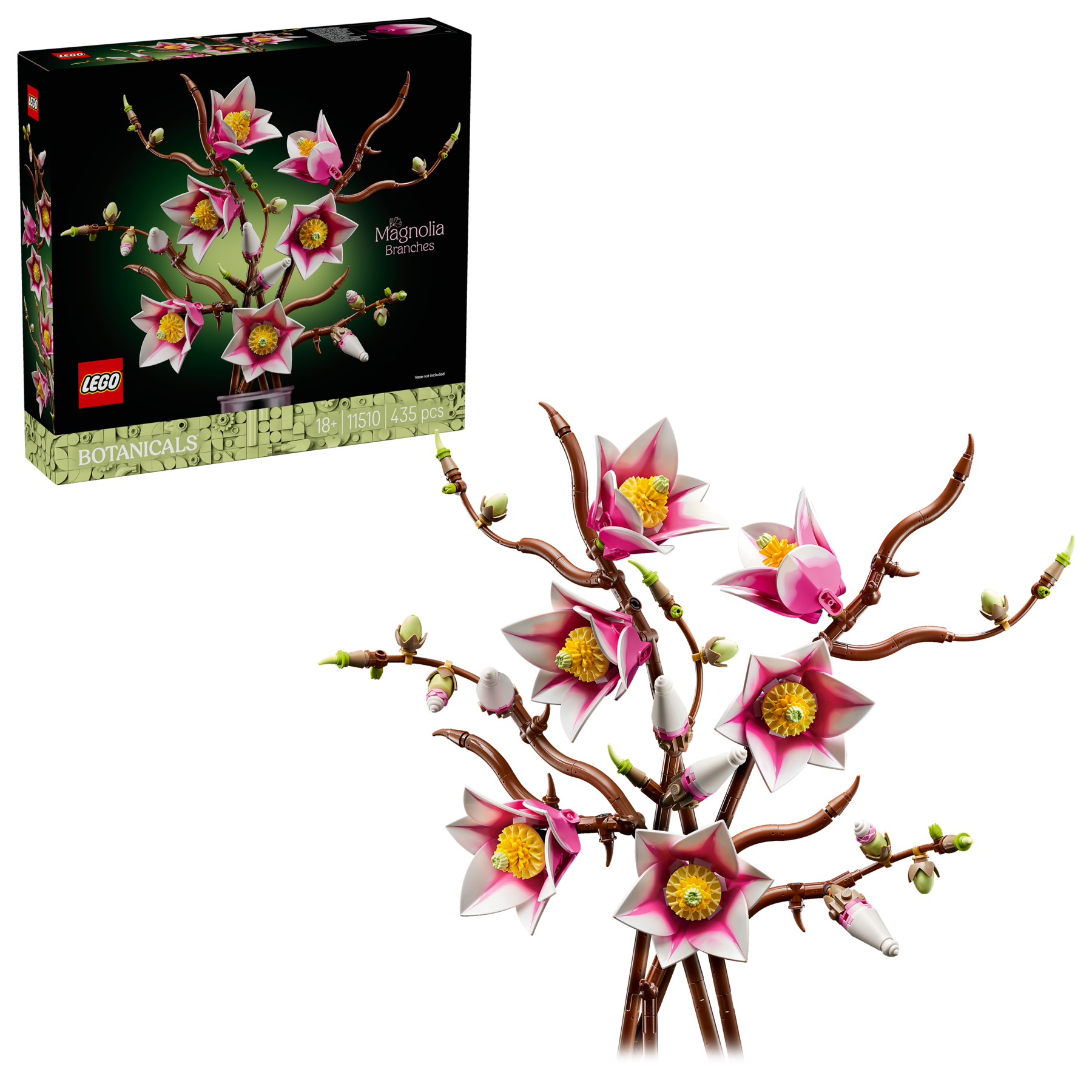 LEGO Botanicals Magnolia Branches 11510 Floral Adult Building Kit-11510-Bricking Lebanon