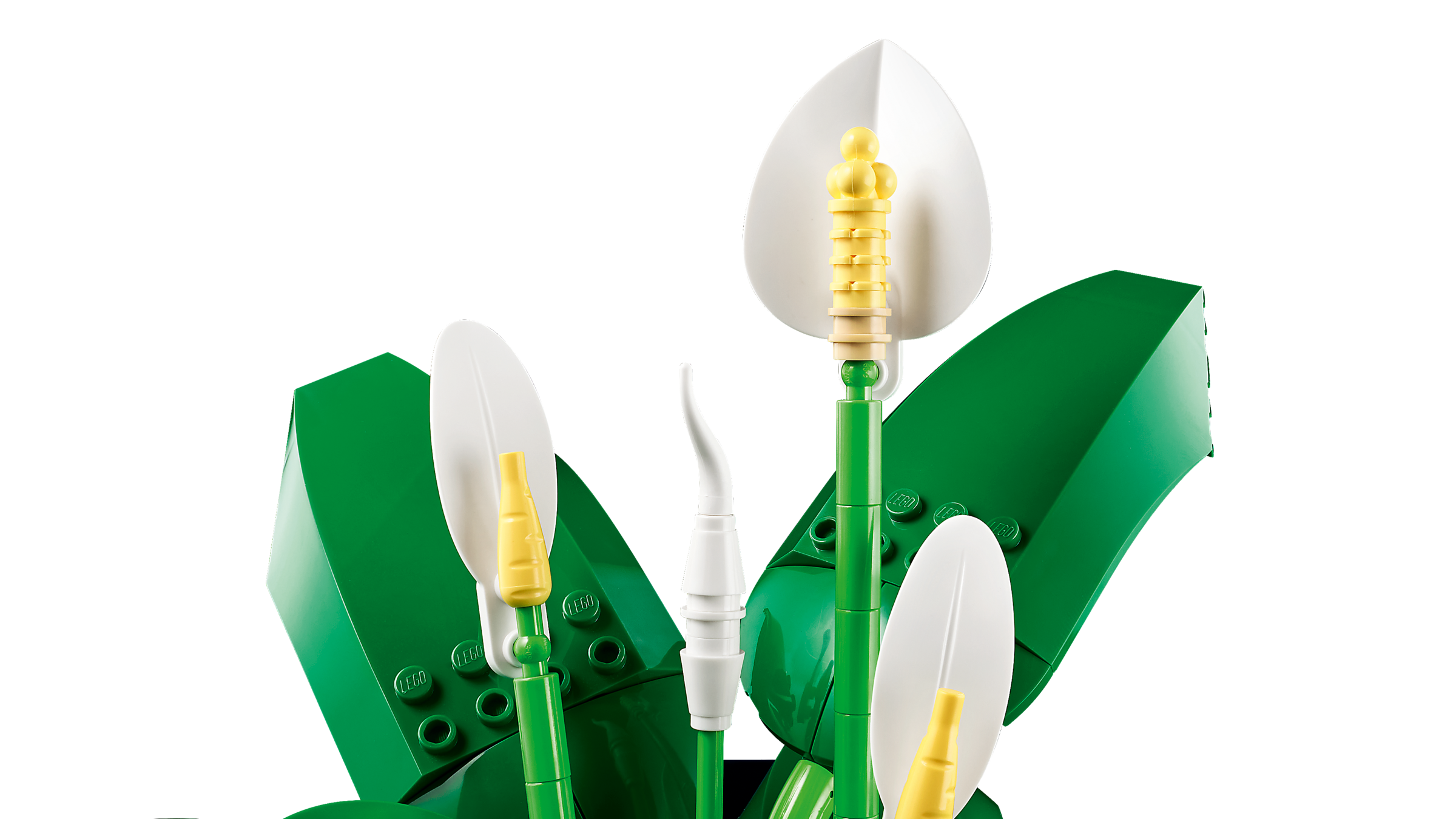 LEGO Botanicals Peace Lily Flower Decor Set-Lego / Botanicals-Bricking Lebanon