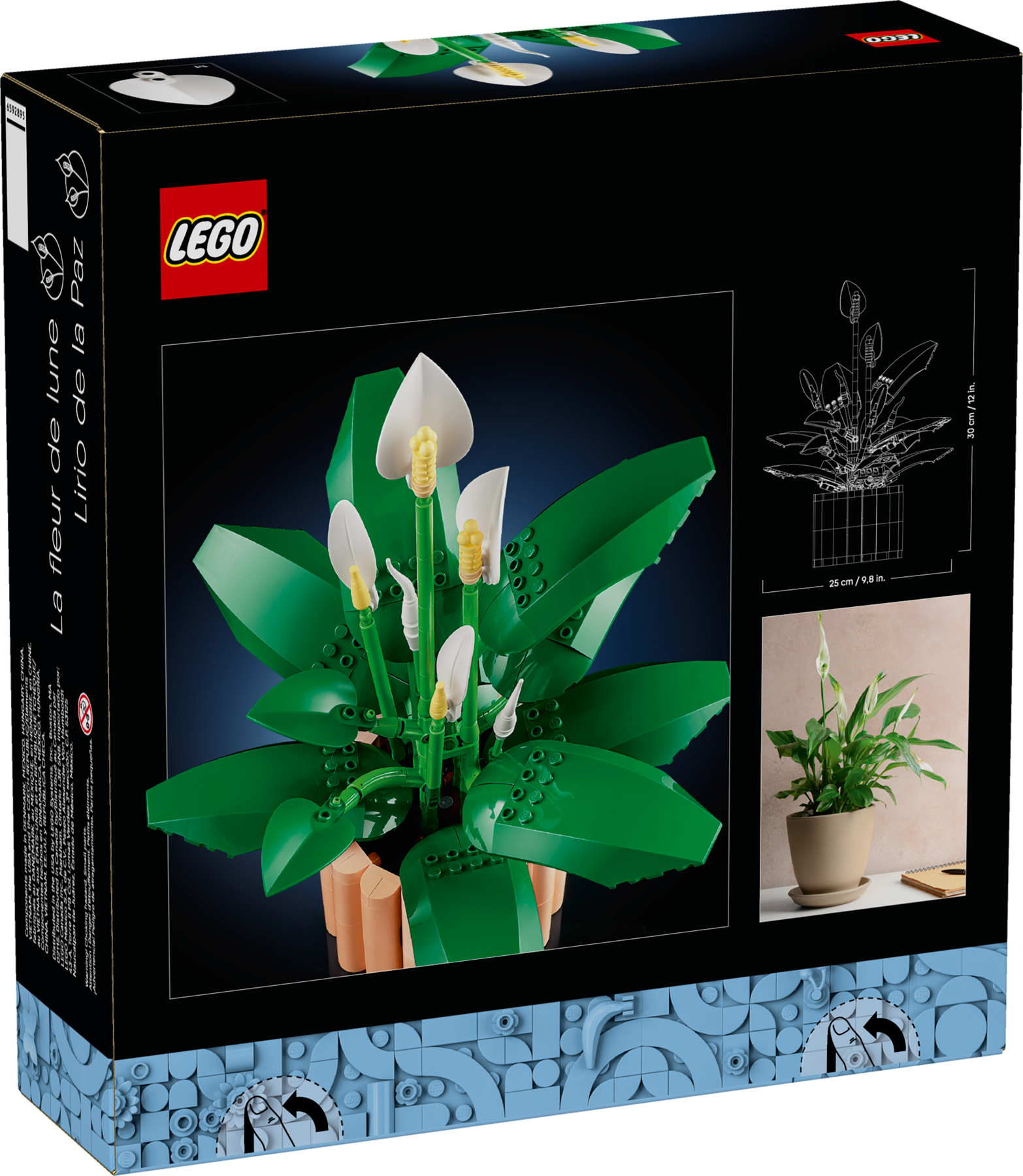 LEGO Botanicals Peace Lily Flower Decor Set-Lego / Botanicals-Bricking Lebanon