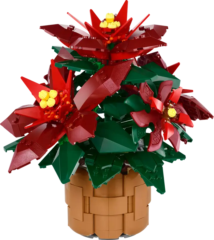 LEGO Botanicals Poinsettia 10370-Bricking Lebanon