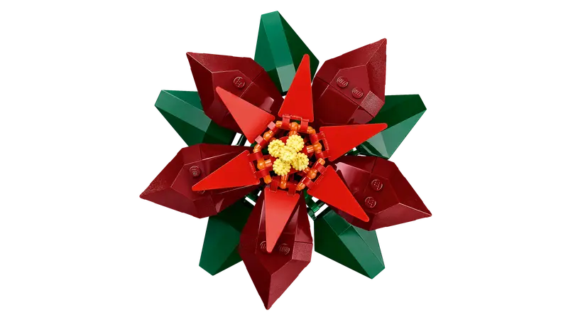 LEGO Botanicals Poinsettia-Bricking Lebanon