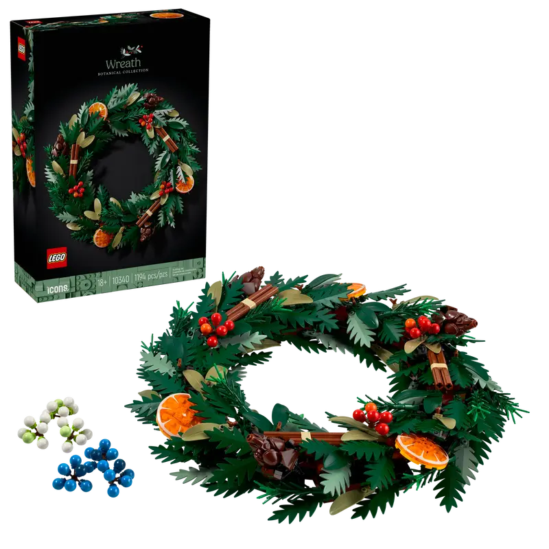 LEGO Botanicals Wreath 10340-Bricking Lebanon