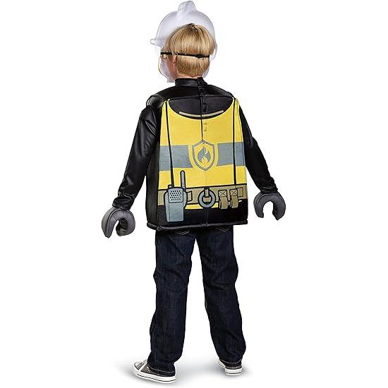 LEGO Boy's Classic LEGO Firefighter Costume DC18464-S-Bricking Lebanon