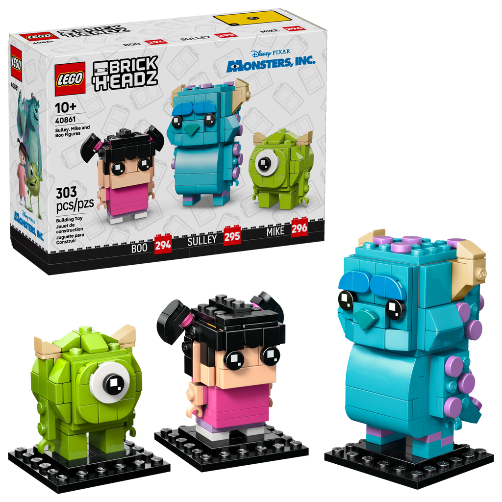 LEGO BrickHeadz Disney Pixar Monsters Inc Sulley Mike and Boo Set-40861-Bricking Lebanon