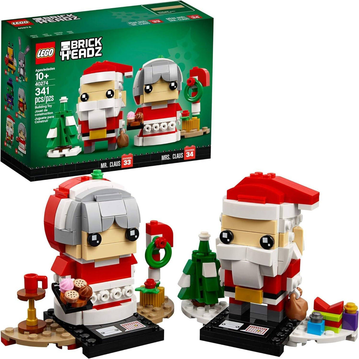 LEGO BrickHeadz Mr. & Mrs. Claus 40274-Bricking Lebanon