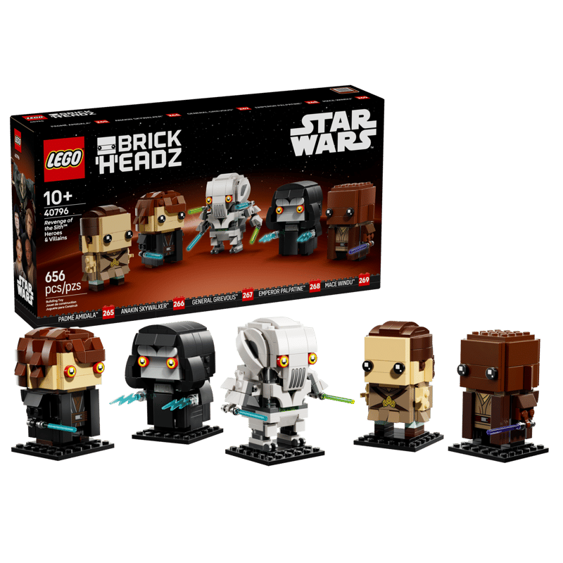 LEGO BrickHeadz Star Wars Revenge of the Sith Heroes Villains 40796-Bricking Lebanon