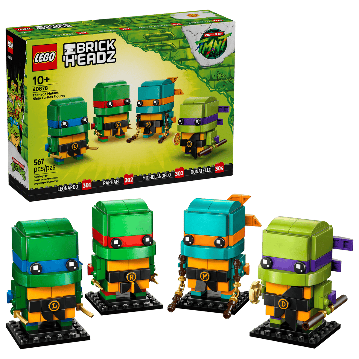 LEGO BrickHeadz Teenage Mutant Ninja Turtles Figures 40878-Bricking Lebanon