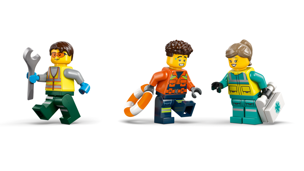 LEGO City Airplane Service Truck and Hovercraft Remix 60505-Lego / City-Bricking Lebanon