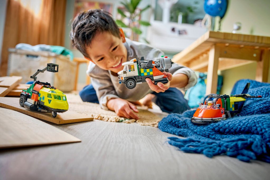 LEGO City Airplane Service Truck and Hovercraft Remix 60505-Lego / City-Bricking Lebanon