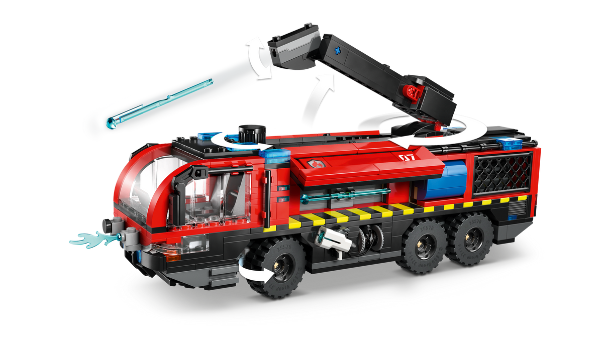 LEGO City Airport Fire Truck 60499-Bricking Lebanon