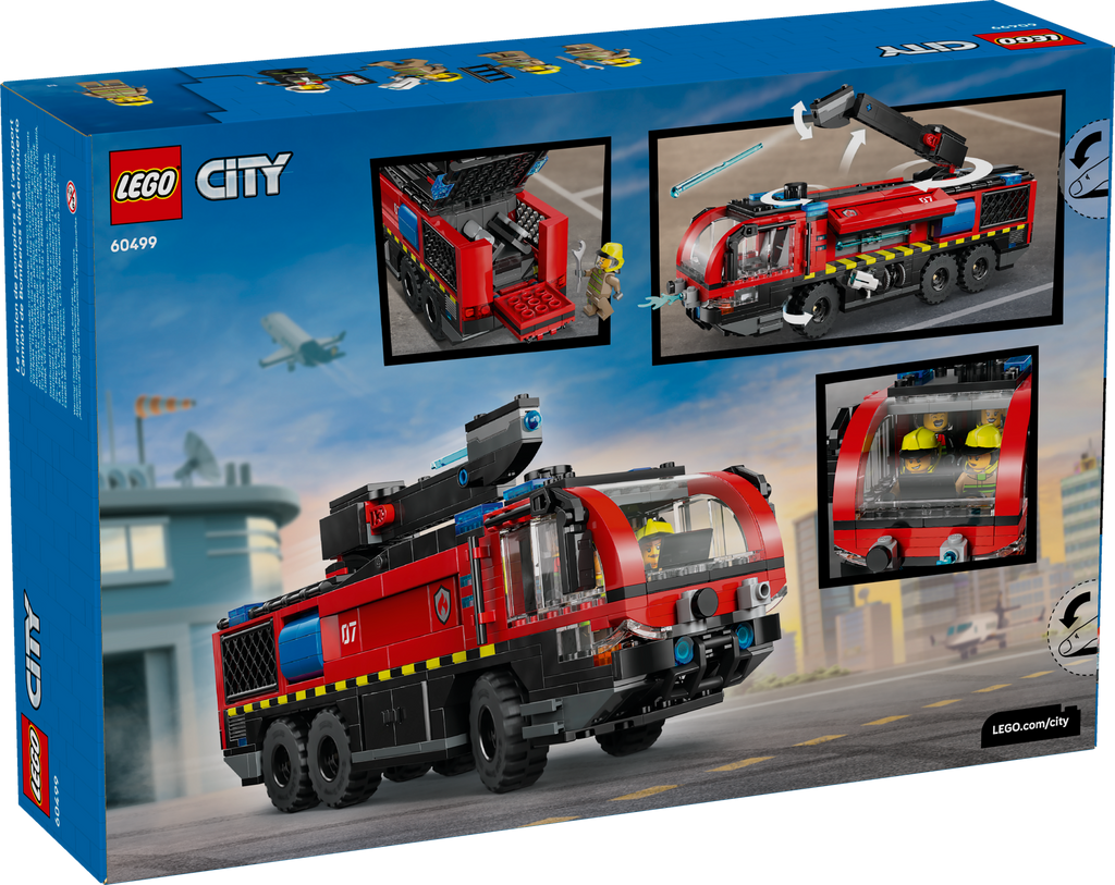 LEGO City Airport Fire Truck 60499 Emergency Vehicle Toy Playset-Lego / City-Bricking Lebanon