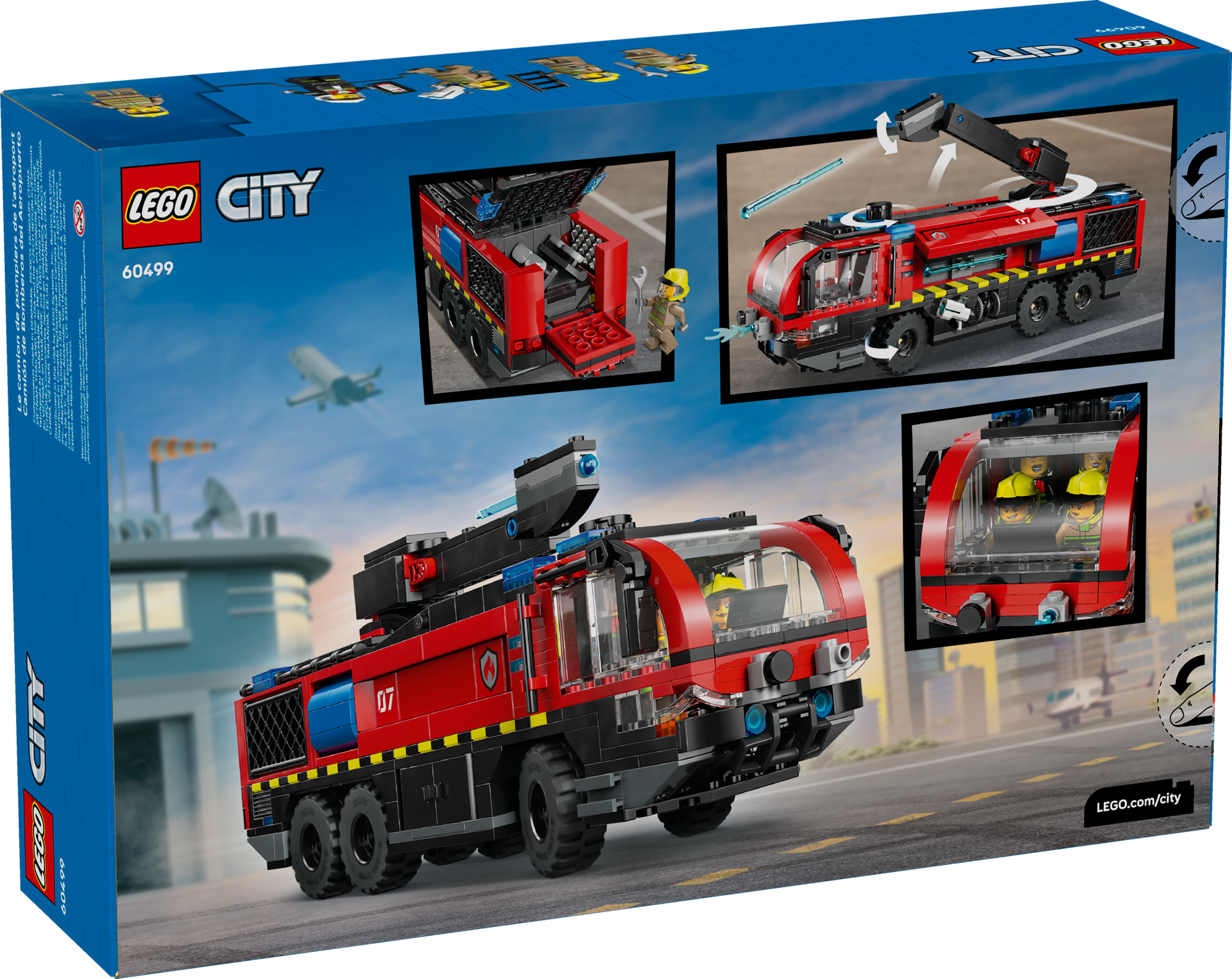 LEGO City Airport Fire Truck 60499 Emergency Vehicle Toy Playset-Lego / City-Bricking Lebanon