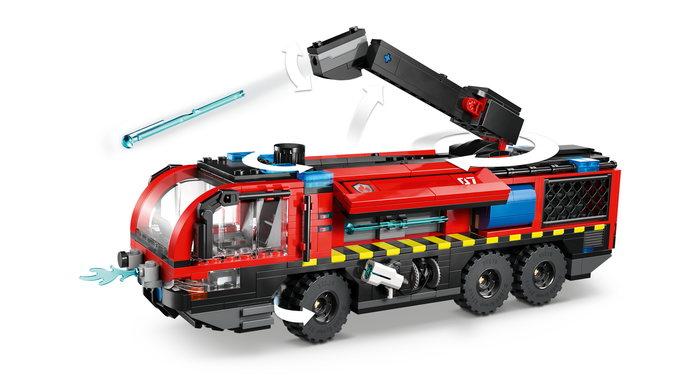 LEGO City Airport Fire Truck 60499 Emergency Vehicle Toy Playset-Lego / City-Bricking Lebanon