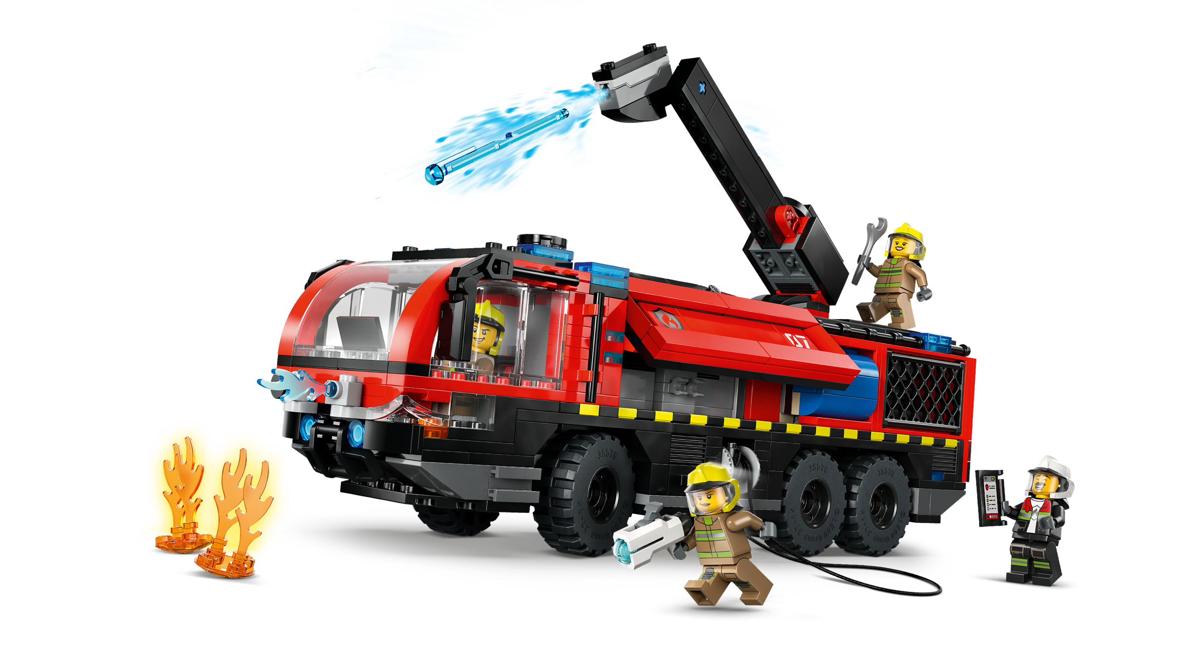 LEGO City Airport Fire Truck 60499 Emergency Vehicle Toy Playset-Lego / City-Bricking Lebanon