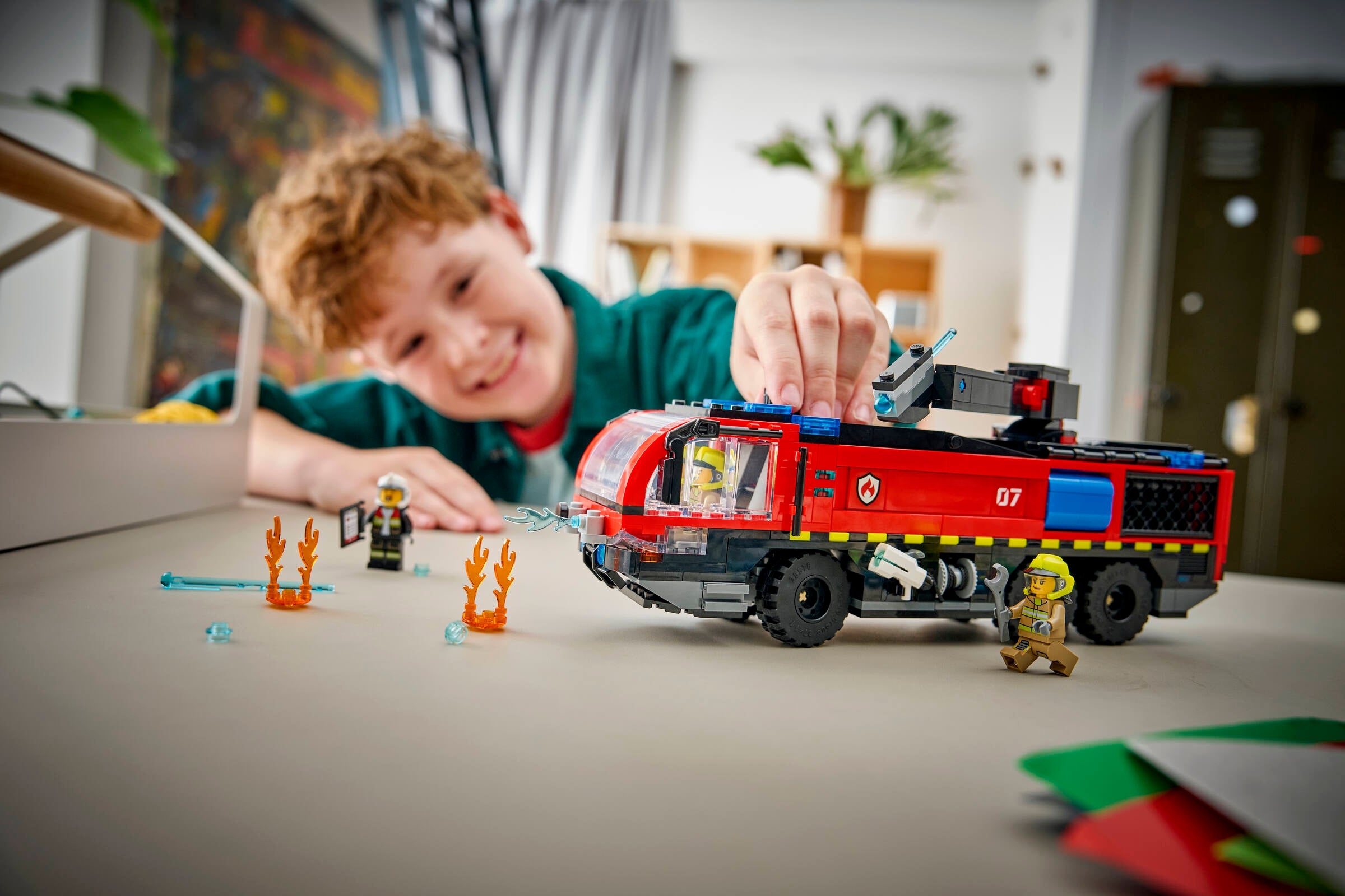 LEGO City Airport Fire Truck 60499 Emergency Vehicle Toy Playset-Lego / City-Bricking Lebanon
