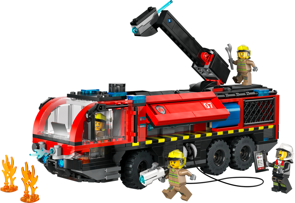 LEGO City Airport Fire Truck 60499 Emergency Vehicle Toy Playset-Lego / City-Bricking Lebanon