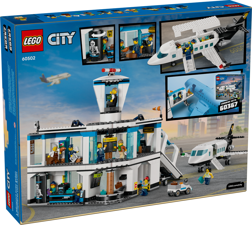 LEGO City Airport with Airplane 60502 Building Toy Set Jet-Lego / City-Bricking Lebanon
