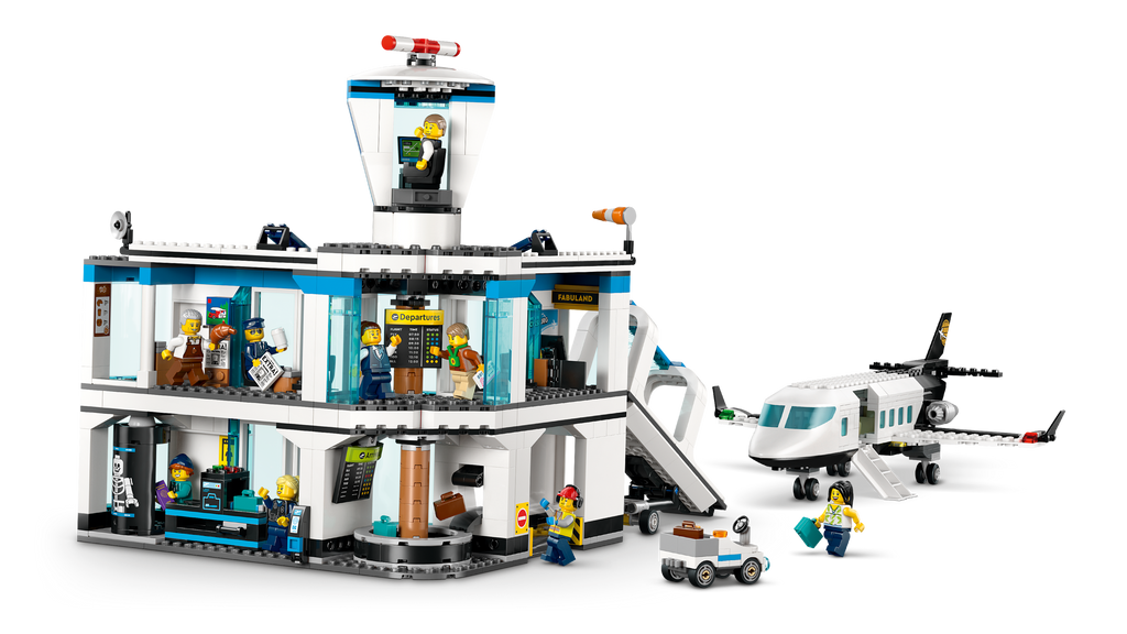 LEGO City Airport with Airplane 60502 Building Toy Set Jet-Lego / City-Bricking Lebanon