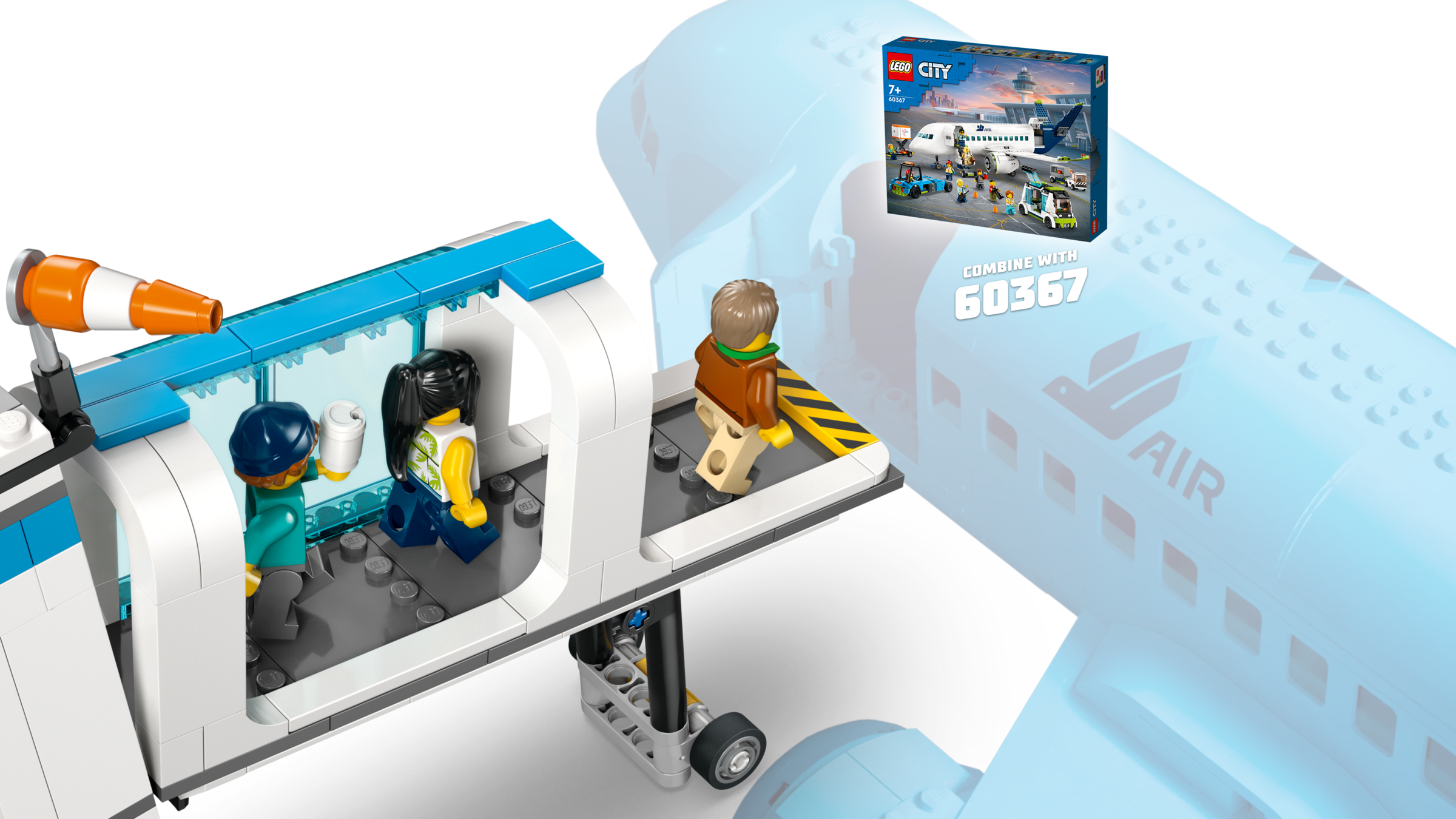 LEGO City Airport with Airplane 60502 Building Toy Set Jet-Lego / City-Bricking Lebanon