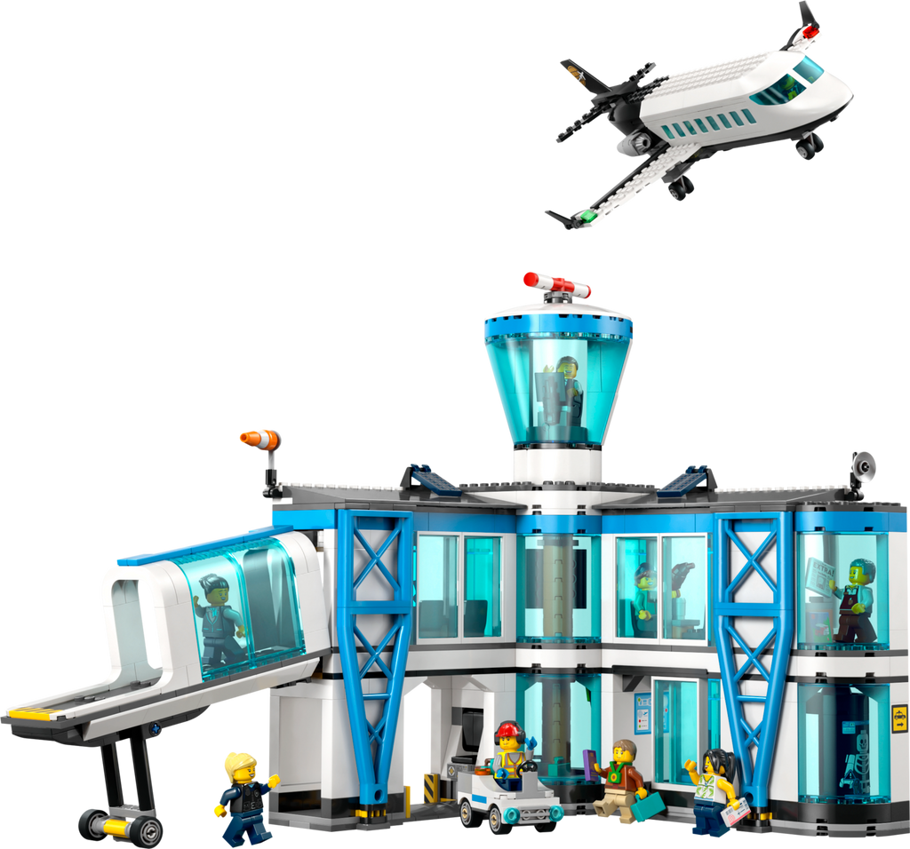 LEGO City Airport with Airplane 60502 Building Toy Set Jet-Lego / City-Bricking Lebanon