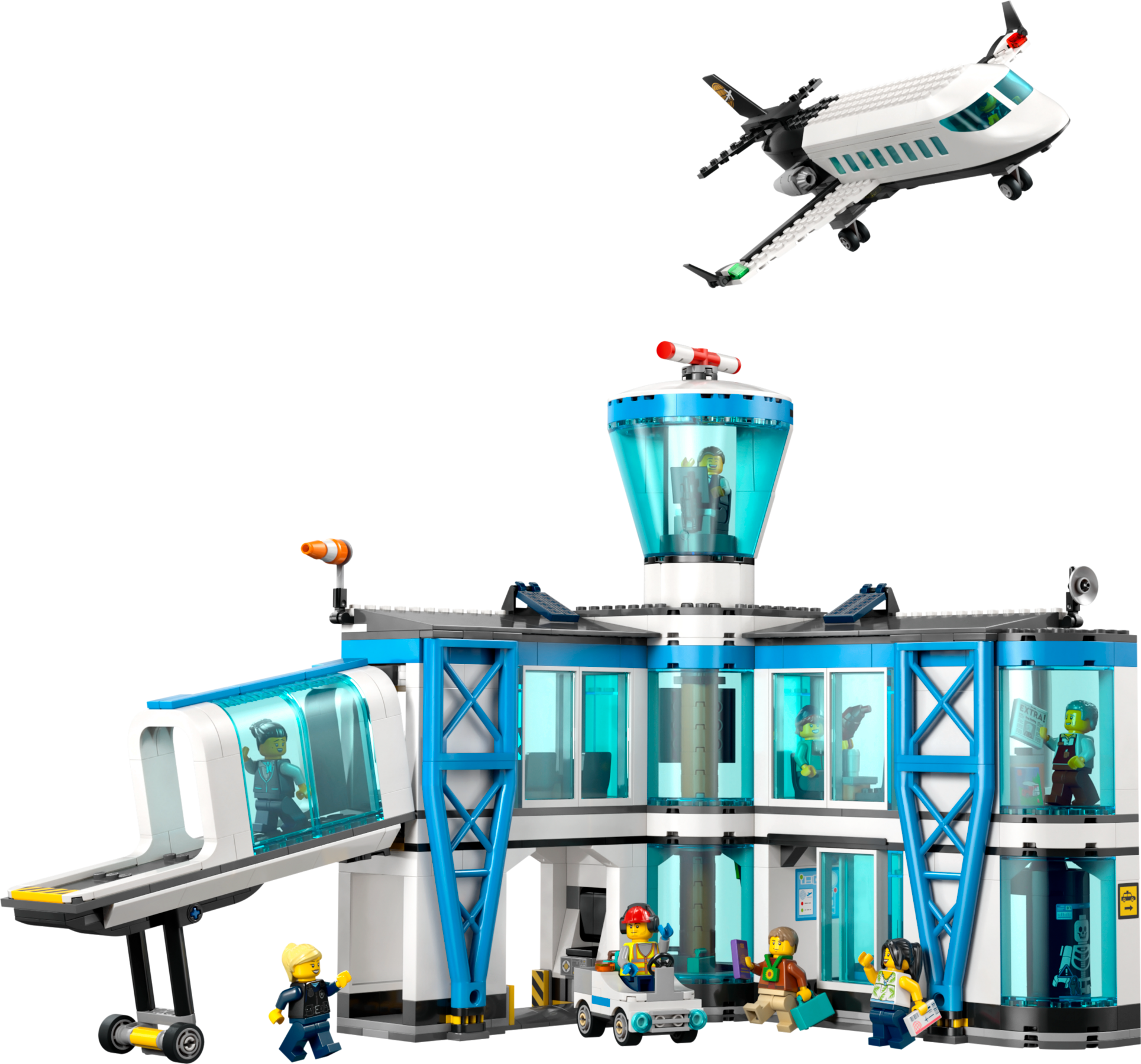 LEGO City Airport with Airplane 60502 Building Toy Set Jet-Lego / City-Bricking Lebanon