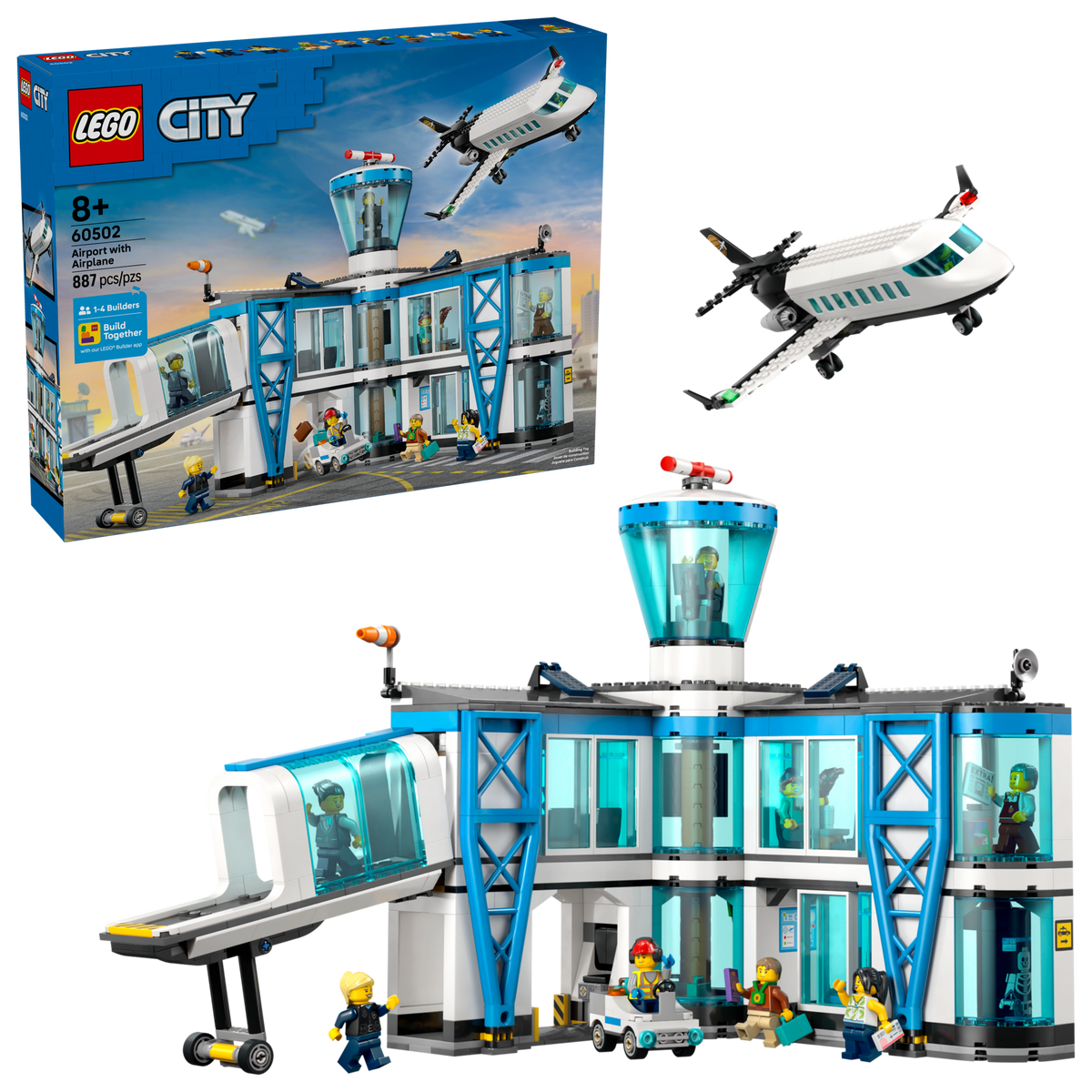 LEGO City Airport with Airplane 60502 Jet-Bricking Lebanon