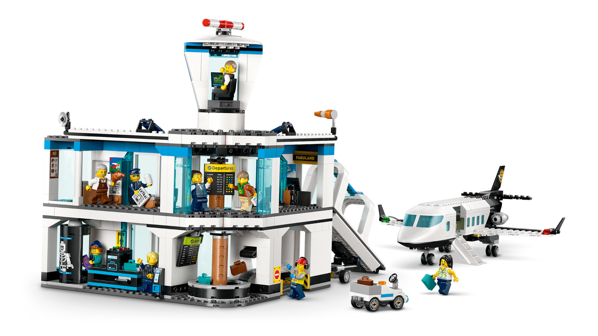 LEGO City Airport with Airplane 60502 Jet-Bricking Lebanon