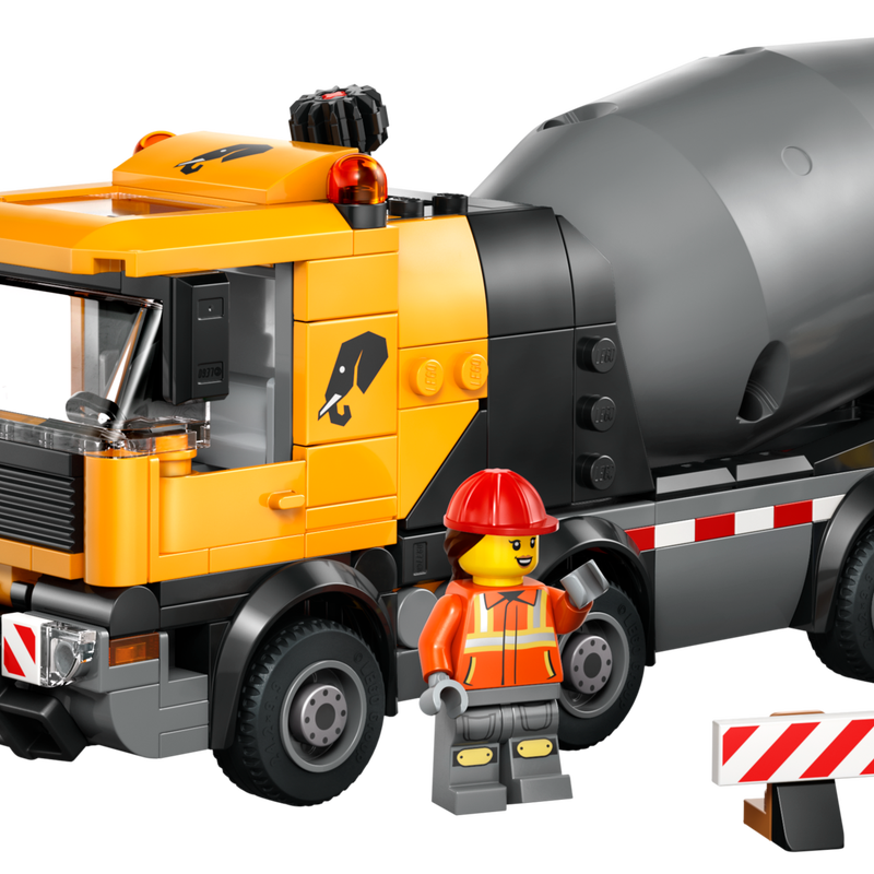 LEGO City Cement Mixer 60478 Construction Truck-Bricking Lebanon