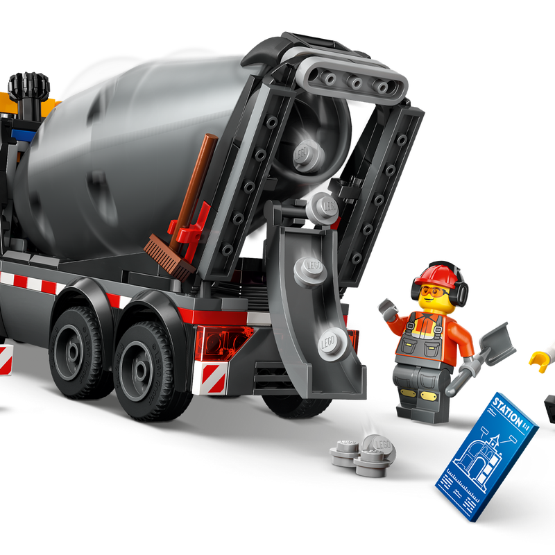 LEGO City Cement Mixer 60478 Construction Truck Building Toy Set-Lego / City-Bricking Lebanon