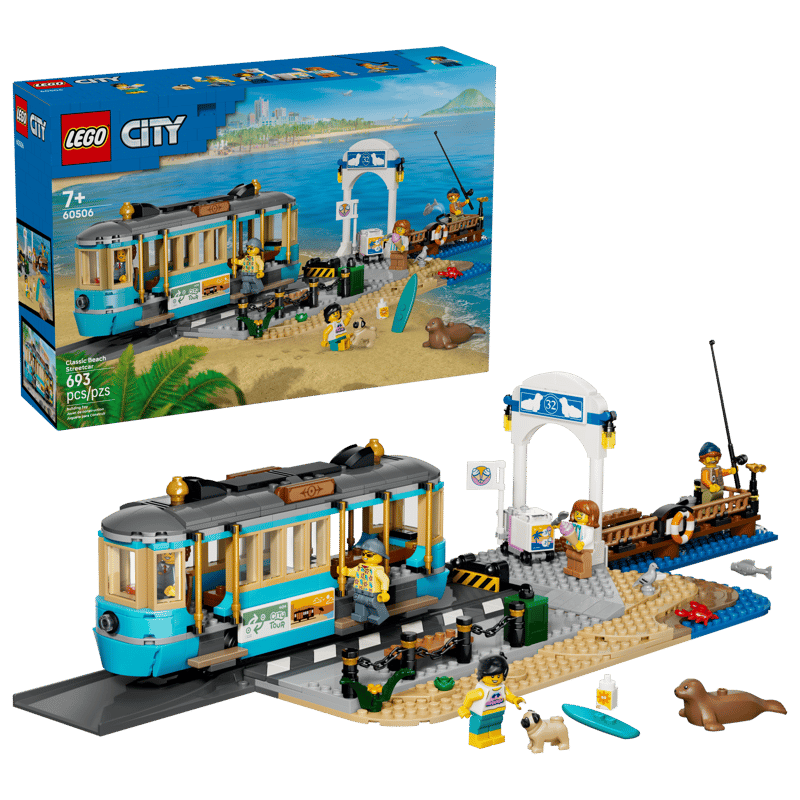 LEGO City Classic Beach Streetcar 60506-Bricking Lebanon